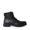 SteveMadden MEN'S SHOES CAMDEN WATERPROOF BLACK LEATHER