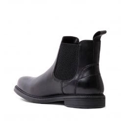 SteveMadden CRIMSON-L WATERPROOF BLACK LEATHER MEN'S SHOES