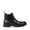 SteveMadden CRIMSON-L WATERPROOF BLACK LEATHER MEN'S SHOES