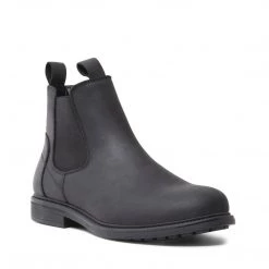 SteveMadden CRIMSON WATERPROOF BLACK LEATHER MEN'S SHOES