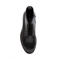 SteveMadden MEN'S SHOES DOXINL BLACK LEATHER
