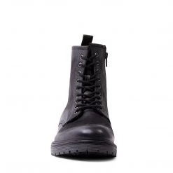 SteveMadden MEN'S SHOES DOXIN BLACK LEATHER