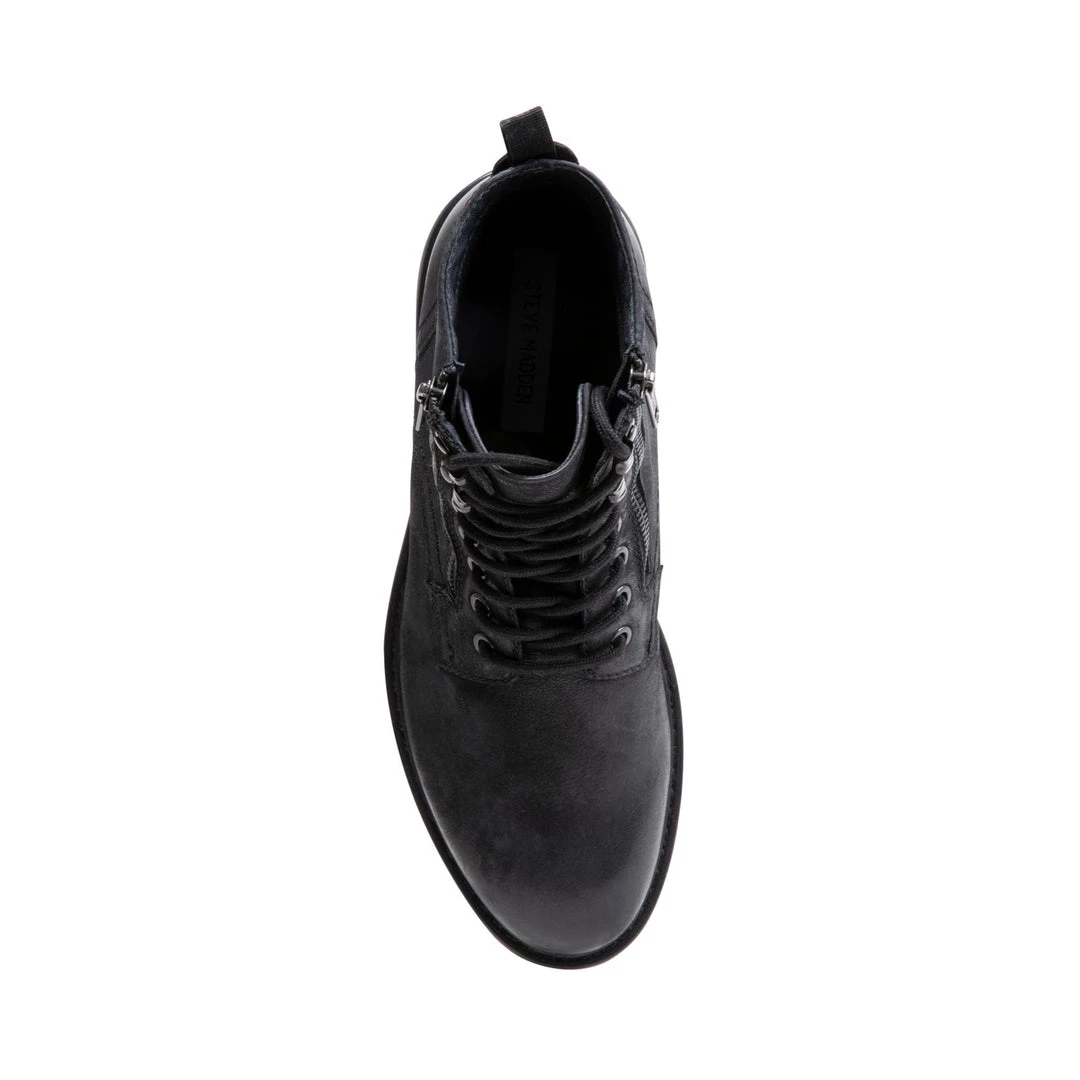 SteveMadden MEN'S SHOES DROUIN BLACK NUBUCK 5 SteveMadden MEN'S SHOES DROUIN BLACK NUBUCK