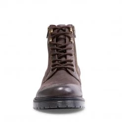 SteveMadden DROUIN BROWN NUBUCK MEN'S SHOES