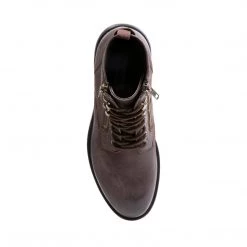 SteveMadden DROUIN BROWN NUBUCK MEN'S SHOES