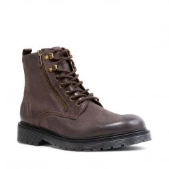 SteveMadden DROUIN BROWN NUBUCK MEN'S SHOES