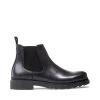 SteveMadden GENIUSS BLACK LEATHER MEN'S SHOES