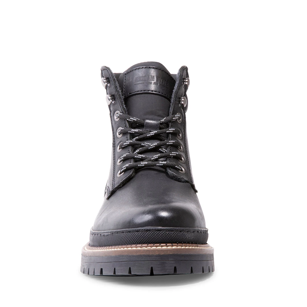 SteveMadden JASPER BLACK LEATHER 3 SteveMadden JASPER BLACK LEATHER