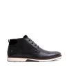 SteveMadden MEN'S SHOES JEREMIAH BLACK LEATHER