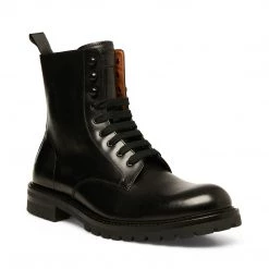 SteveMadden KILGORE BLACK LEATHER MEN'S SHOES