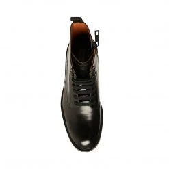 SteveMadden KILGORE BLACK LEATHER MEN'S SHOES
