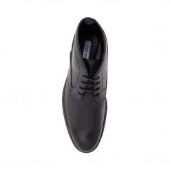 SteveMadden MEN'S SHOES KINGLY BLACK LEATHER