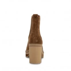 SteveMadden Super Platforms LEXA TAN SUEDE