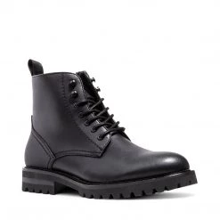 SteveMadden MAGNUS BLACK LEATHER