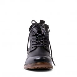SteveMadden MEN'S SHOES MAXX BLACK LEATHER