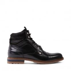 SteveMadden MILFORD BLACK LEATHER