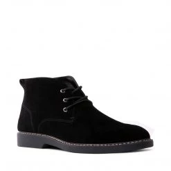 SteveMadden RAMPART BLACK SUEDE MEN'S SHOES