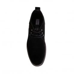 SteveMadden RAMPART BLACK SUEDE MEN'S SHOES