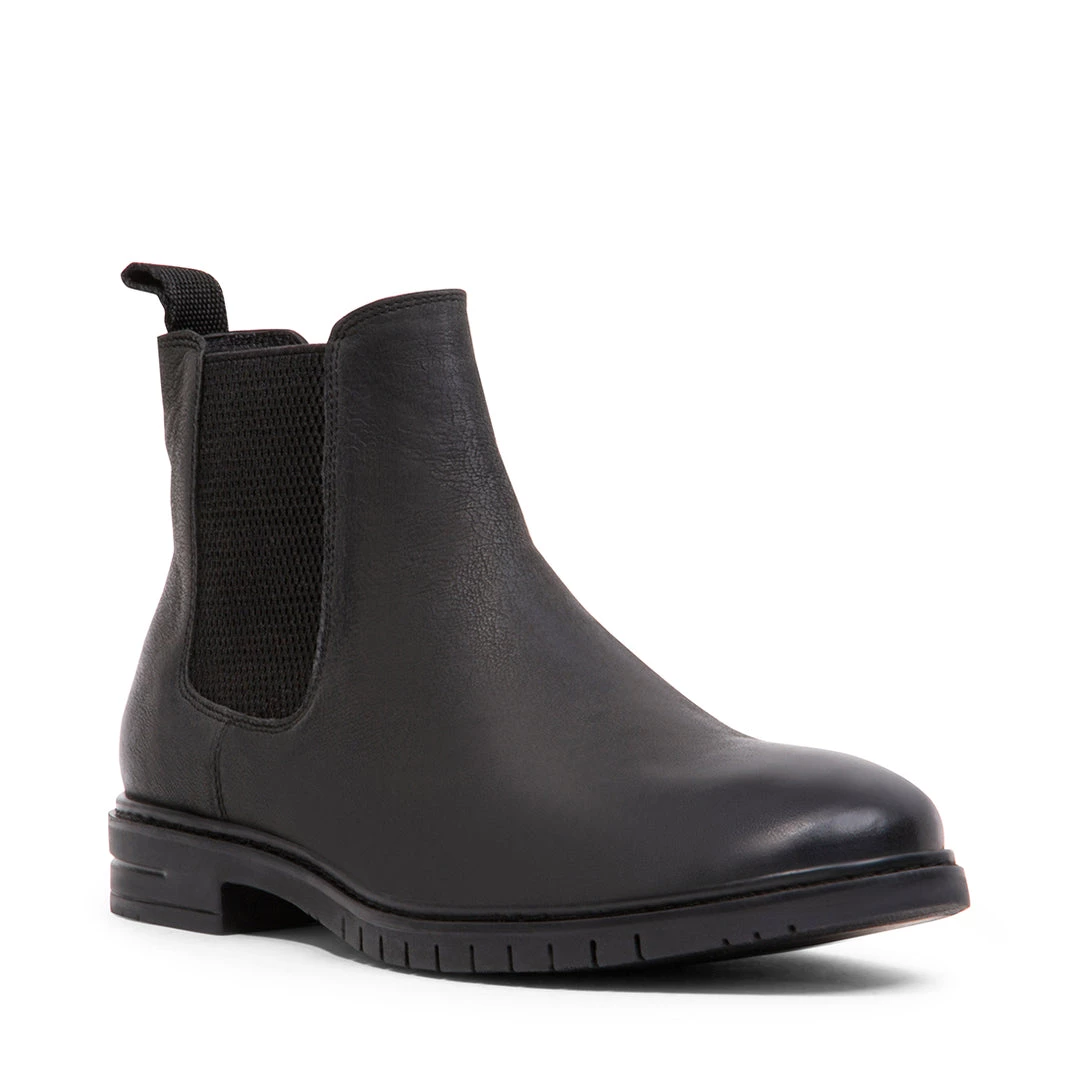 SteveMadden RAYANN2 BLACK LEATHER MEN'S SHOES 2 SteveMadden RAYANN2 BLACK LEATHER MEN'S SHOES