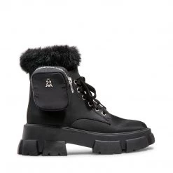 SteveMadden THORA-PF BLACK Super Platforms