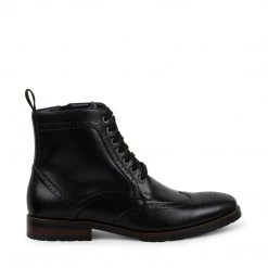 SteveMadden TILMAN BLACK LEATHER