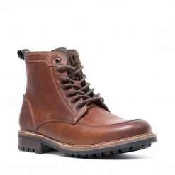 SteveMadden MEN'S SHOES TRAILER BROWN LEATHER