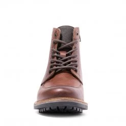 SteveMadden MEN'S SHOES TRAILER BROWN LEATHER