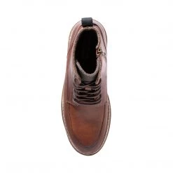 SteveMadden MEN'S SHOES TRAILER BROWN LEATHER