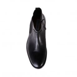 SteveMadden UNLEASH BLACK LEATHER MEN'S SHOES