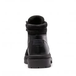 SteveMadden UPFIELD BLACK LEATHER