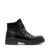 SteveMadden UPFIELD BLACK LEATHER