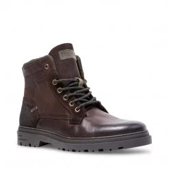 SteveMadden USHERR BROWN LEATHER