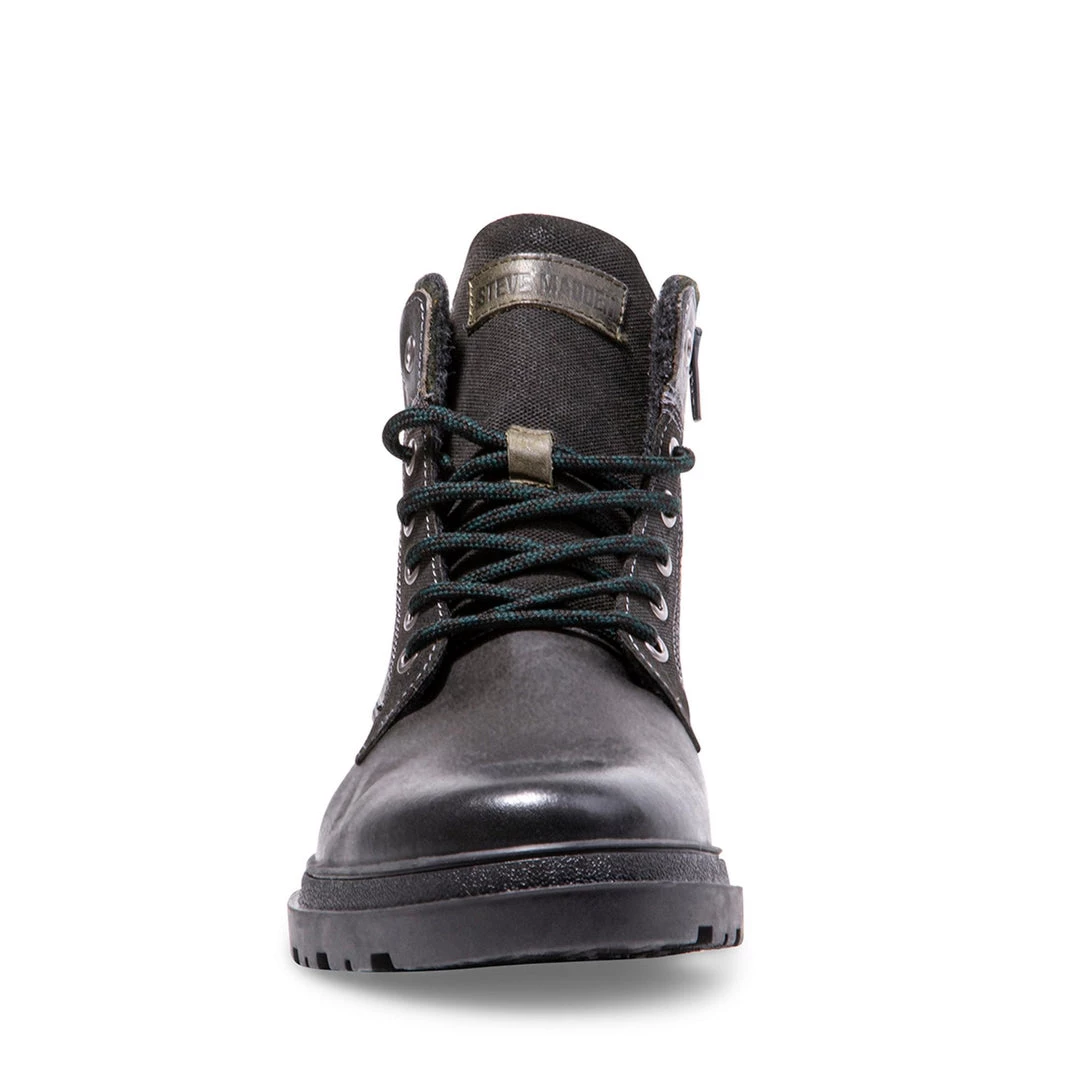 SteveMadden MEN'S SHOES USHERR GREY LEATHER 3 SteveMadden MEN'S SHOES USHERR GREY LEATHER