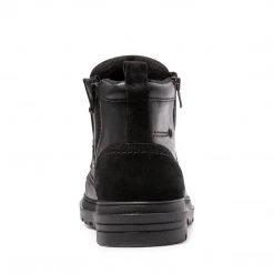 SteveMadden UTURN BLACK LEATHER Men's Shoes