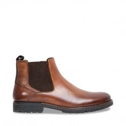 SteveMadden MEN'S SHOES VARIK TAN LEATHER