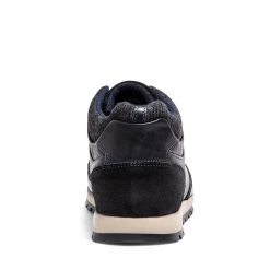 SteveMadden MEN'S SHOES BENCE BLACK LEATHER