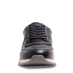 SteveMadden BRAAVE BLACK LEATHER MEN'S SHOES