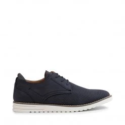 SteveMadden CAPTOR BLUE NUBUCK MEN'S SHOES