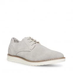 SteveMadden MEN'S SHOES CAPTOR GREY NUBUCK