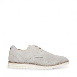 SteveMadden MEN'S SHOES CAPTOR GREY NUBUCK