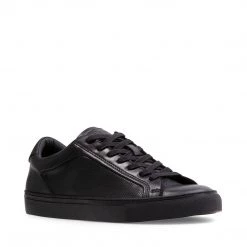 SteveMadden FINNEHAS BLACK LEATHER