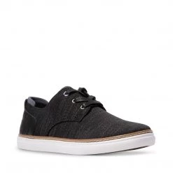 SteveMadden MEN'S SHOES FRIEND BLACK FABRIC