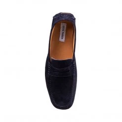 SteveMadden MEN'S SHOES ITALO NAVY SUEDE 9 SteveMadden MEN'S SHOES ITALO NAVY SUEDE