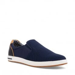 SteveMadden JABARI BLUE FABRIC MEN'S SHOES