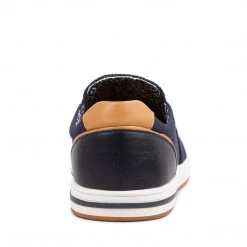 SteveMadden JABARI BLUE FABRIC MEN'S SHOES