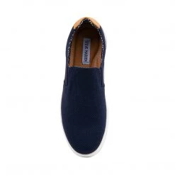 SteveMadden JABARI BLUE FABRIC MEN'S SHOES