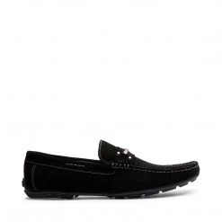 SteveMadden MONROEEE BLACK SUEDE MEN'S SHOES