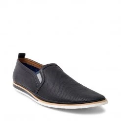 SteveMadden PURE BLACK MEN'S SHOES