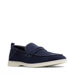 SteveMadden MEN'S SHOES QUINN BLUE SUEDE