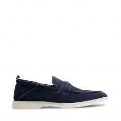 SteveMadden MEN'S SHOES QUINN BLUE SUEDE